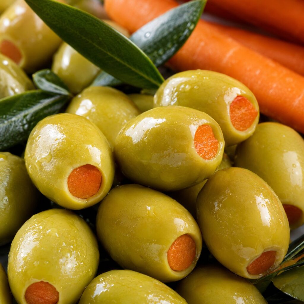 Olives Stuffed with Carrot